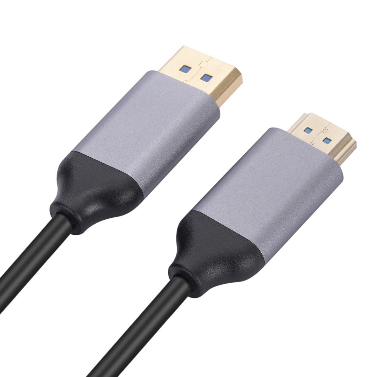 

WT02 1.8m 4K DisplayPort to HDMI Cable DP1.2 to HDMI Male Video UHD 4K@60Hz Uni-Directional Cord for Monitor,Projector,TV As Shown A