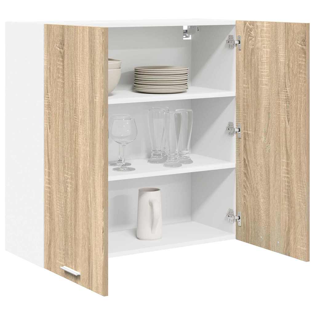 vidaXL Hängeschrank Sonoma-Eiche 80 x 31 x 80 cm Holzwerkstoff