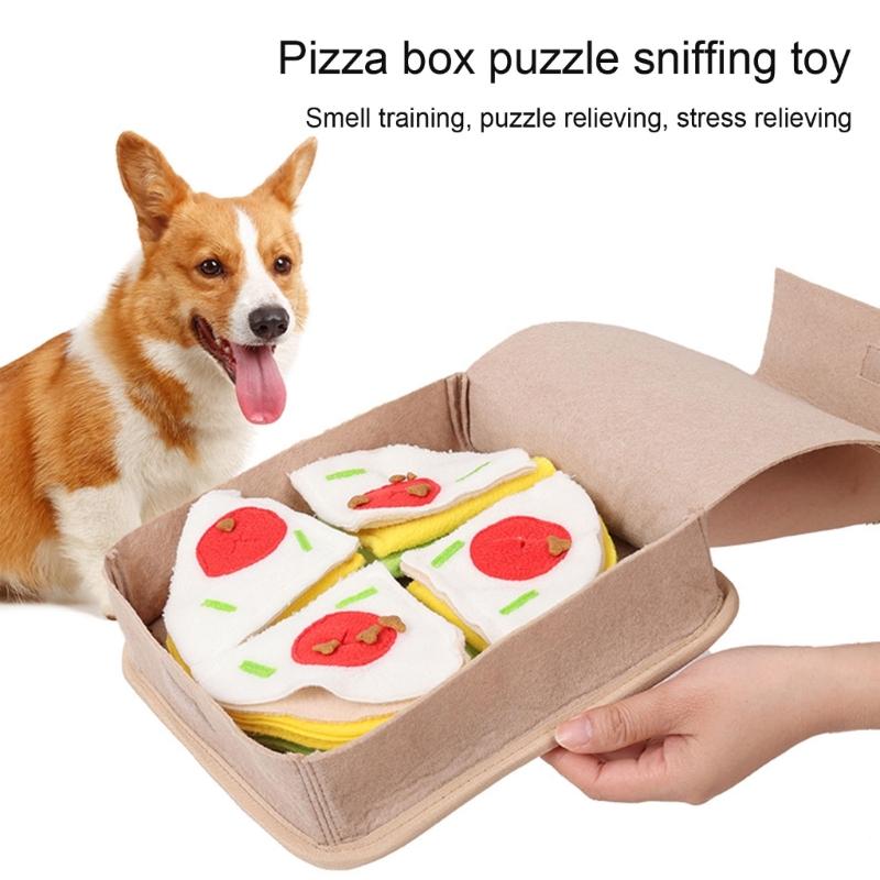 Pet Dog Snuffle Pad Slow Feeding Treats Pad Puppy Indoor Sniffing Mat Anti-Slip Dog Puzzle Mat for Boredom Cats Dogs