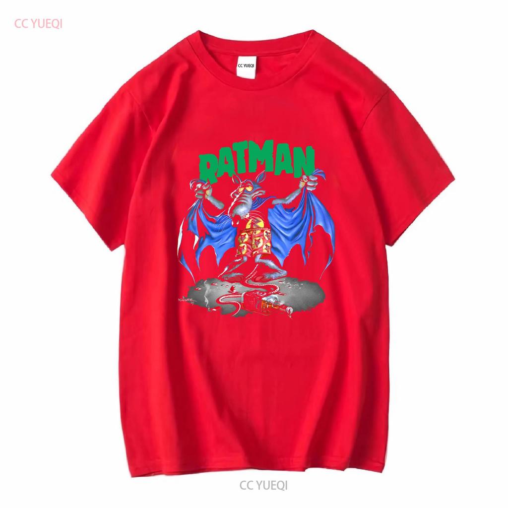 T-shirt Risk Vintage Années 90 XL Ratman manches longues ou courtes vintage Lavé Confortable vêtements de designer Haut Pour un usage quotidien