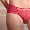 Maniform Women's Sexy Lace Mid-Low Waist Briefs