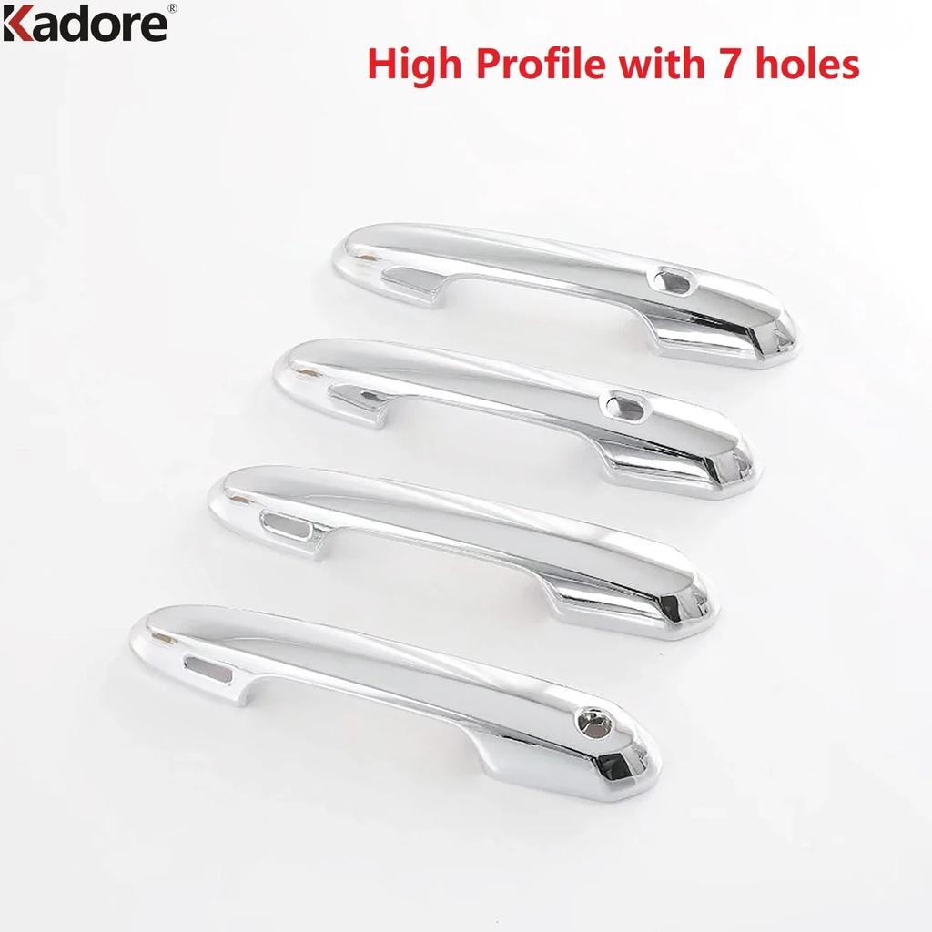 Door Handle Cover Trim For Toyota Sienna/Sienna LE 2024 Carbon Fiber Car Side Handles Catch Overlay Accessories