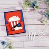 Popcorn Metal Cutting Dies Stencils Die Cut for DIY Scrapbooking Album Paper Card Embossing Crafts