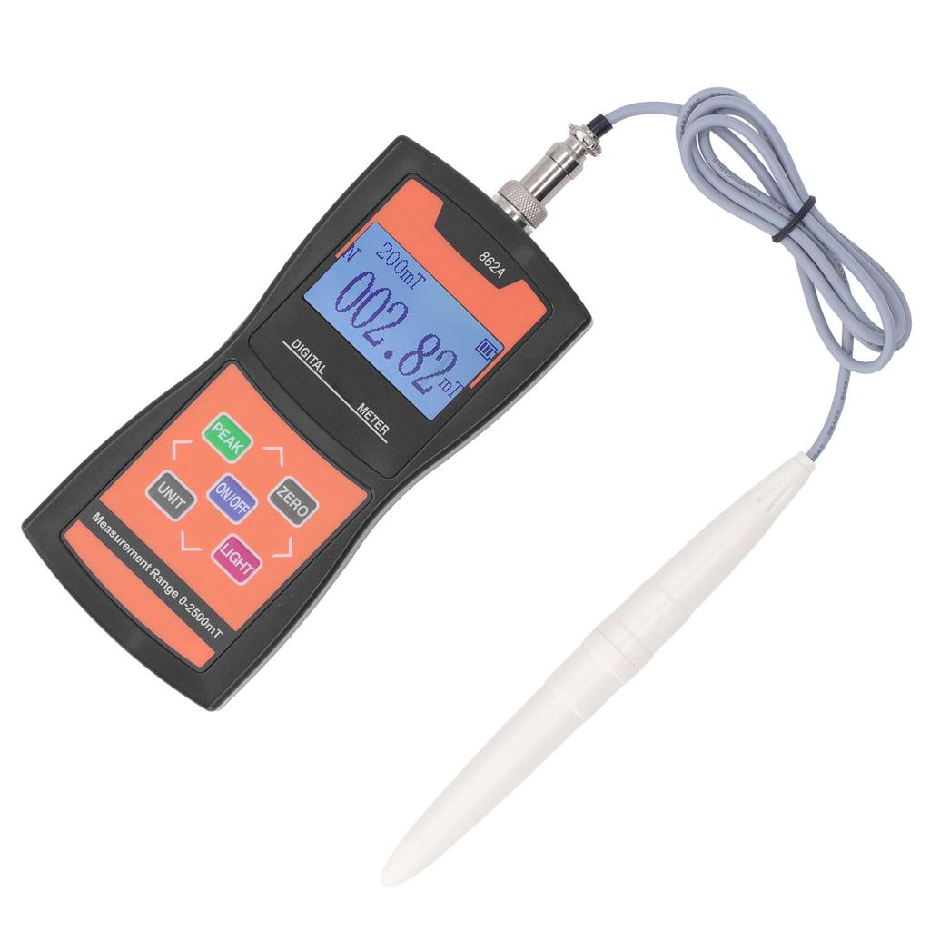 Digital Handheld Gaussmeter Permanent Magnet Surface Magnetic Field Gauss Meter High Accuracy