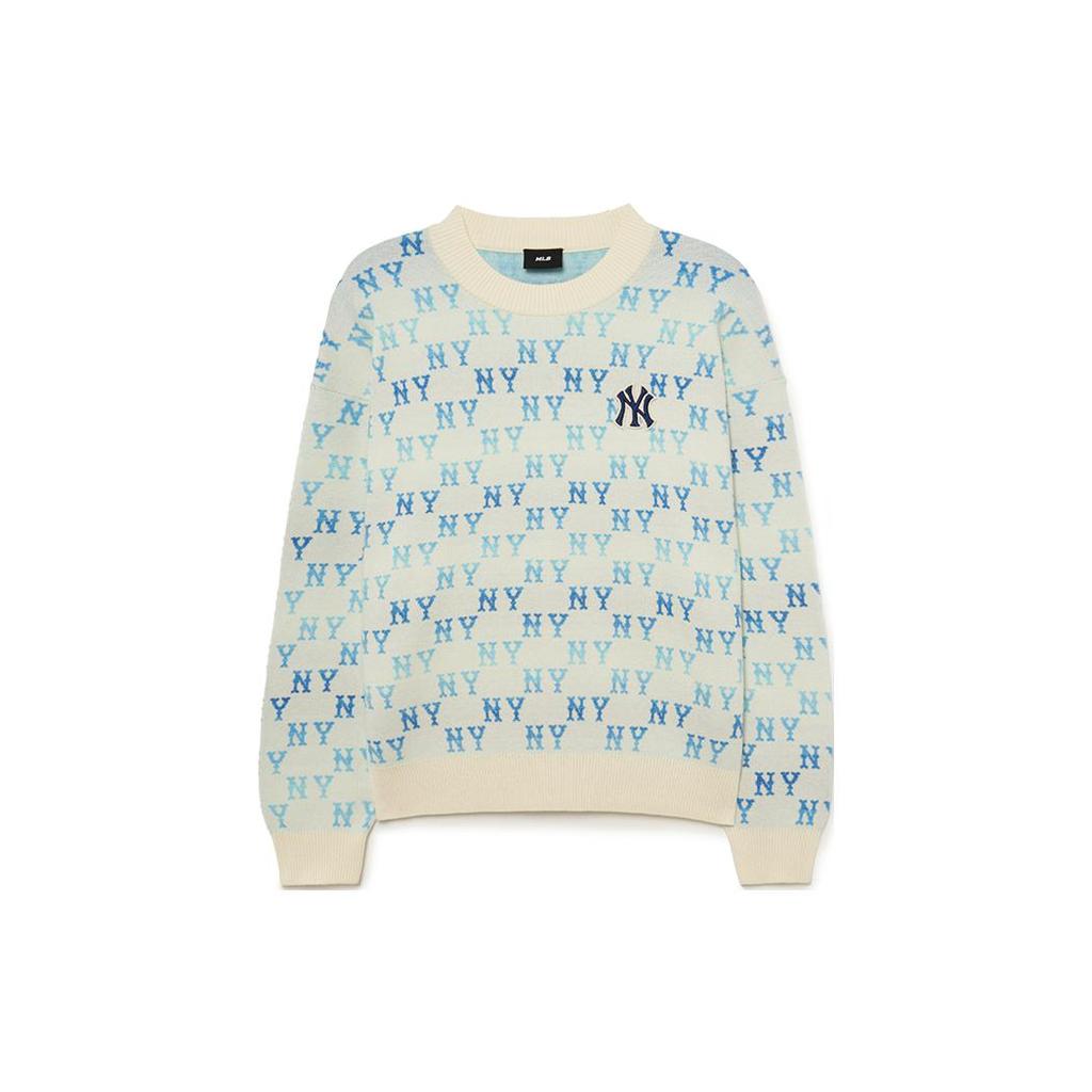 New MLB Knitwear Unisex Dark Cream 3AKPM0434-50CRD