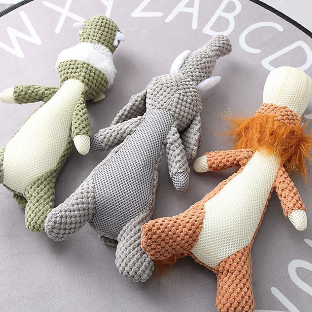 Squeaker Sounder Dog Sleeping Toys Teeth Cleaning Tool Pet Toy Chew Toy Stuffed Plush Pet Product