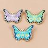 Cute Cartoon Flower & Butterfly Brooch for Clothing and Backpacks - Versatile Alloy Badge Accessory for Girls