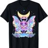 Funny Cute Bat Skeleton Print Tshirt Unisex Unisex Summer Casual Fashion Streetwear Loose Tops Crew Neck Short Sleeve Cotton Tees