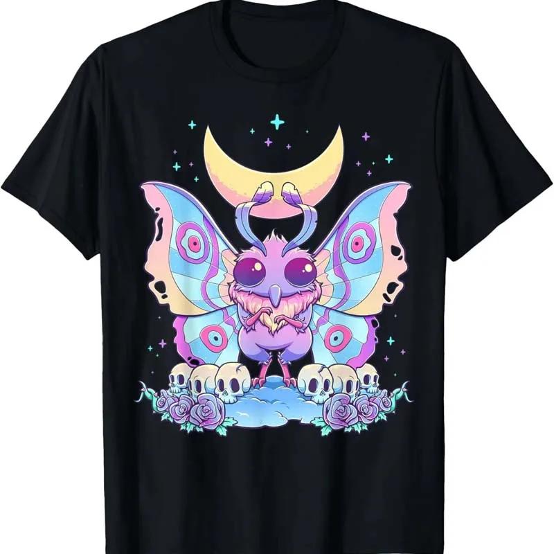 Funny Cute Bat Skeleton Print Tshirt Unisex Unisex Summer Casual Fashion Streetwear Loose Tops Crew Neck Short Sleeve Cotton Tees