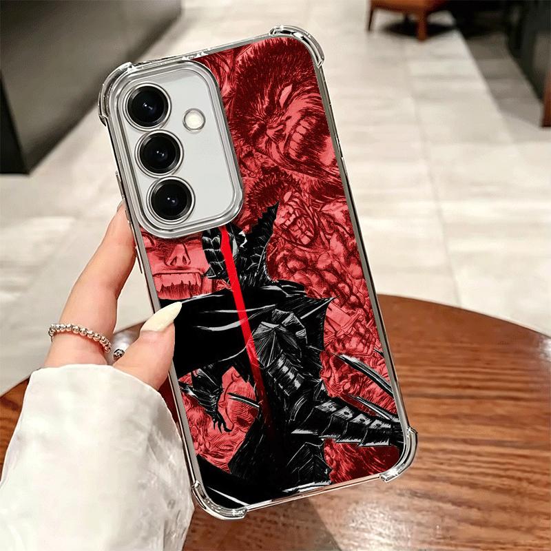 G-Guts B-Berserks Anime Soft Phone Case For Samsung A17 A27 A07 A37 A57 A16 A56 A15 A55 A14 A54 A13 A53 A26 A36 A25 A35 A24 A34