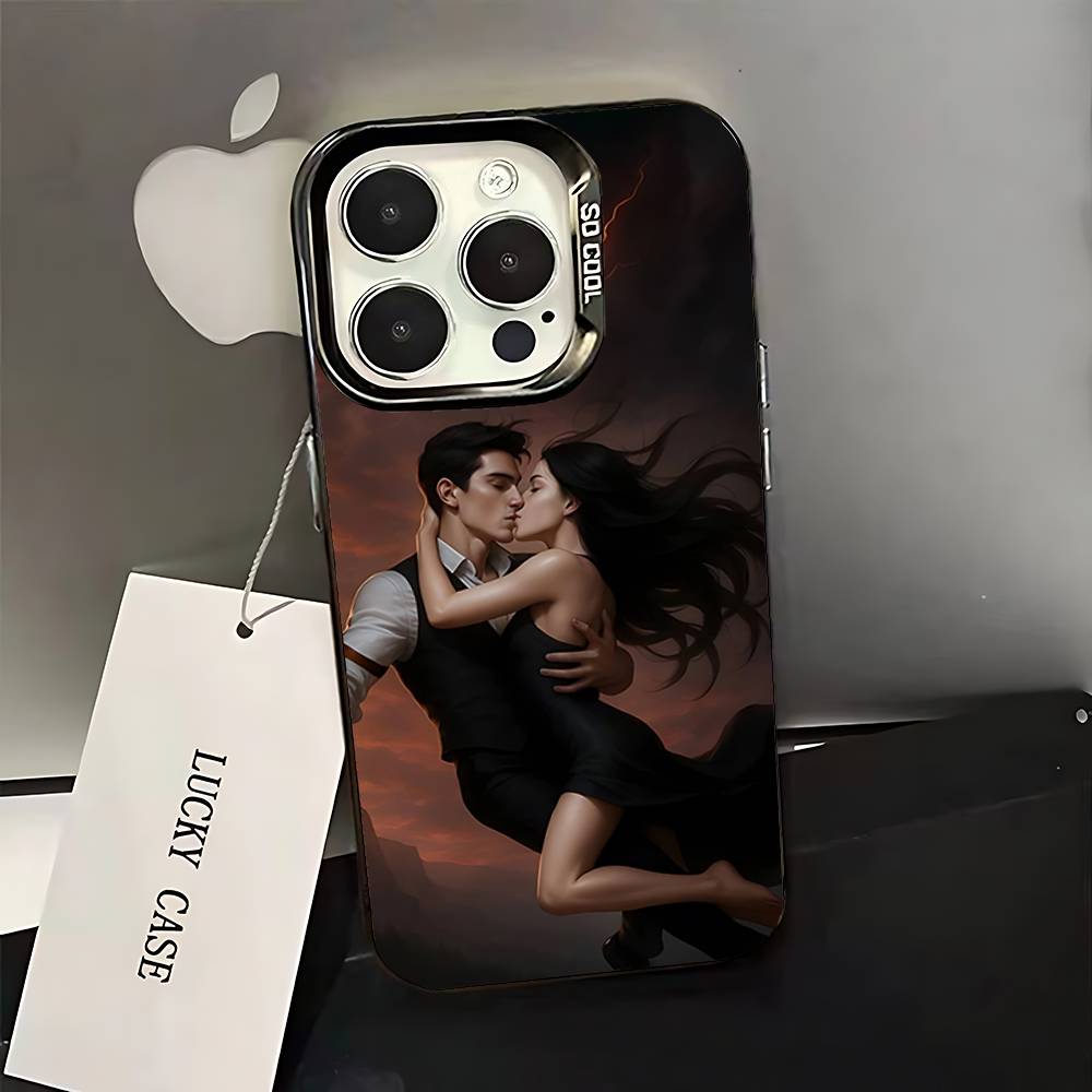 Romance Club Handyhülle Für iPhone 16,15,14,13,12,11,Pro,XS,Max,Plus,Mini,SE Schwarz Candy Matt Stoßfeste Hülle