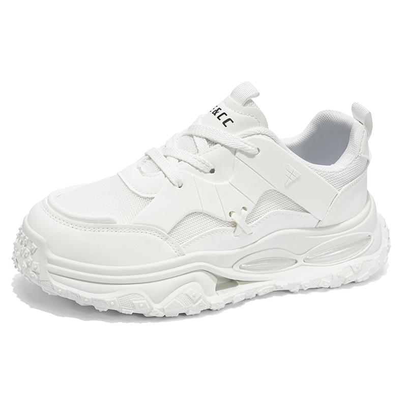 Men's shoes - sports shoes, lace-up, thick sole, vulcanized, breathable sports shoes