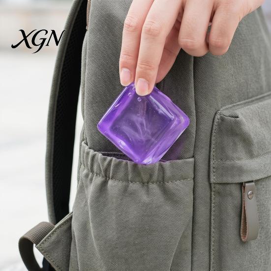 Anxiety Relief Sugar Ball Clear Cube Squeeze Toy Stress Sensory Portable Soft Stretchy Ice Pinch Party Favors