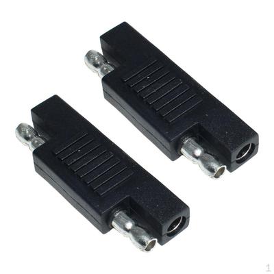 2 Piece SAE Polarity Adapter for Extension Cord Maintainer Black