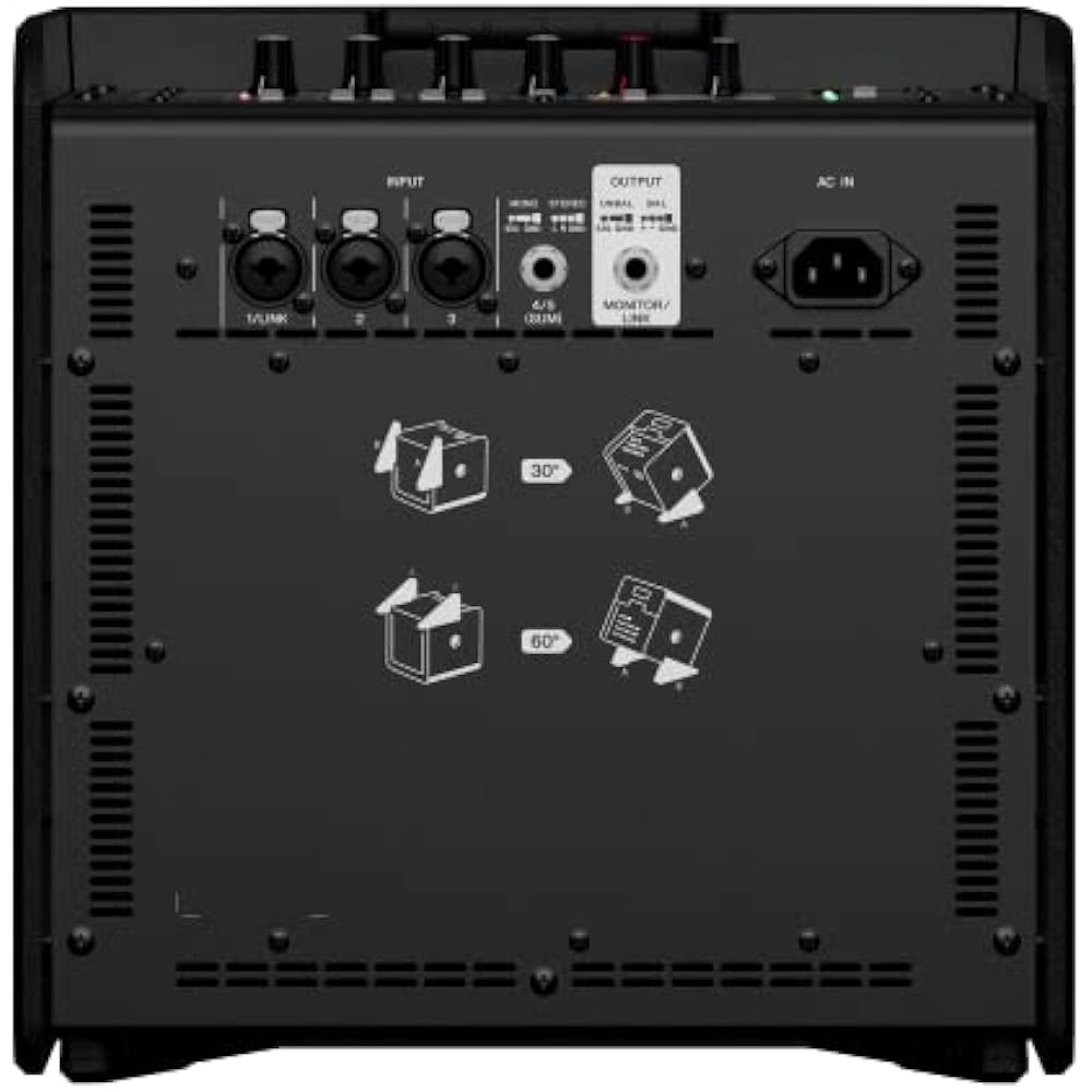 YAMAHA YAMAHA Portable PA System, 180W, Dynamic Power, 5-Channel, Built-in Digital Mixer, Bluetoo...