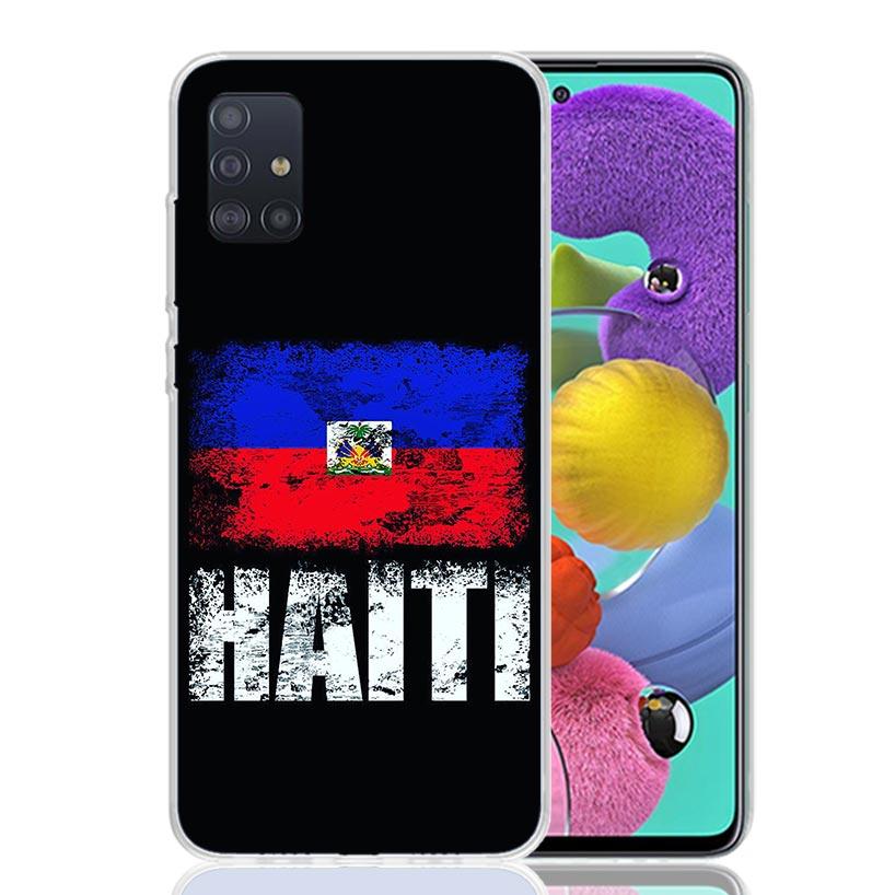 Haiti Haïtianische Flagge Handyhülle Für Samsung Galaxy A52 A32 A22 A12 A02S A50S A30S A51 A31 AA71 Note 20 Ultra 10 S10 Plus Galaxy A5