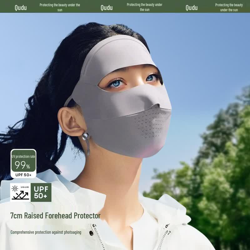 Summer Ice Silk Full-Face Sun Protection Mask