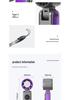 Handheld Folding USB Ice Pack Fan with Digital Display - Compact Turbine Fan with Strong Wind Power