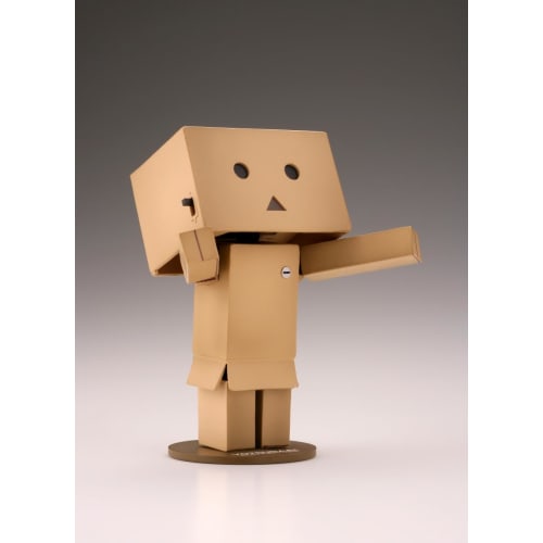 Kaiyodo Revoltech Danbo Mini, approximately 80mm tall, non-scale PVC & ABS painted action figure