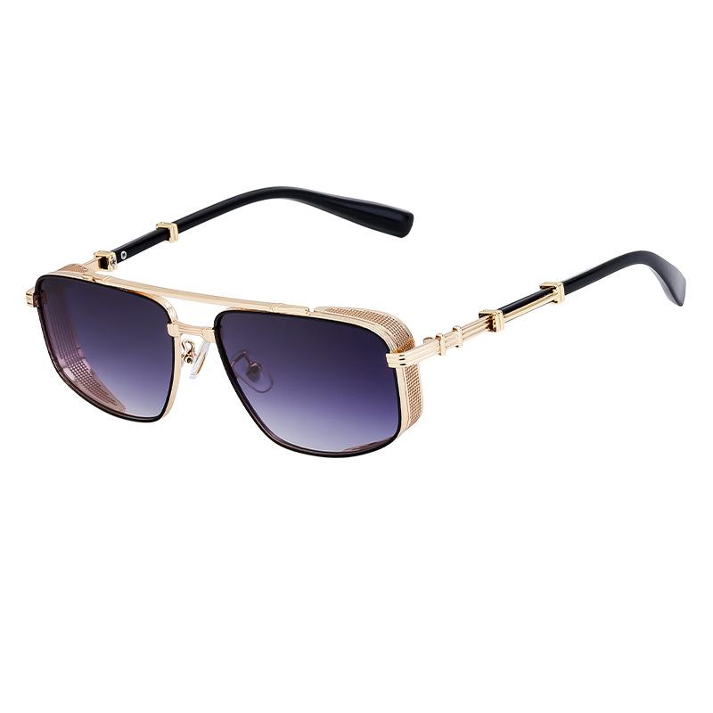 JYL TS Men s Punk - Metal Small-Frame Square Sunglasses WF-5G98 c-2590 орхидея розовый