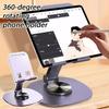 360° Rotating Table Cell Phone Holder Support Desktop Stand Universal Mobile Phones And Tablets Up To 12Inches Cell Phone Holder