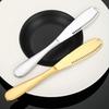 Stainless Steel Serrated Butter Knife with Holes for Spreading Cream Cheese and Jam