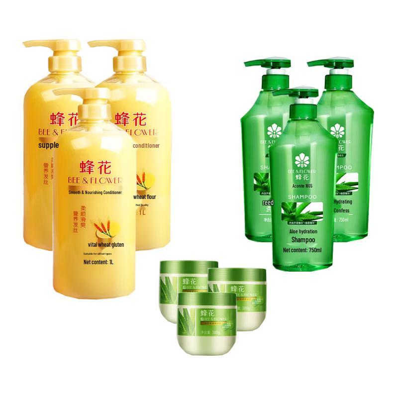 Bee & Flower Hair Care Bundle Set