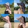 Summertime Wide Brim Sun Hat For Women With Breathable Polyester Fabric For Outdoor Sun Protection