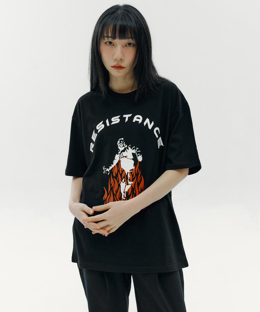 Tochi Resistance T-Shirts [Black]