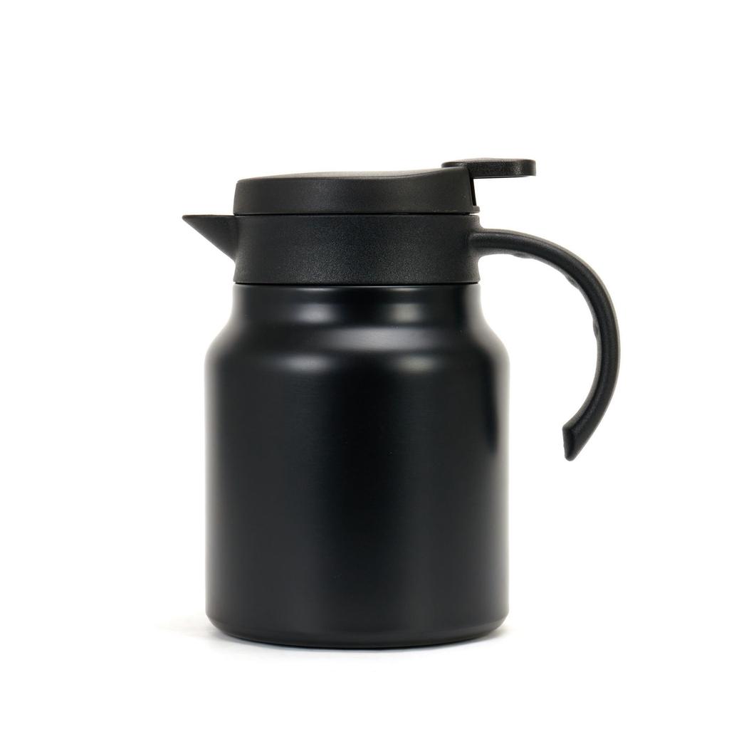 Ny Temperaturvisning Bryggtekanna Stor Kapacitet Rostfri Termoskanna Hushålls Te-separationskanna med Handtag