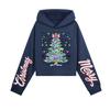 Kids Casual Fashion American Flag Printed Long Sleeve Hooded Sweatshirt