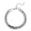 2025 Trend Cuban Niche Hip-Hop Bracelet for Couples: Stylish Chain Jewelry for Women & Men
