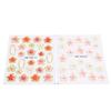 5D Embossed Flower Nail Stickers Self Adhesive Nail Stickers for Woman DIY Manicure Two Piece Set