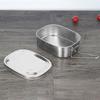 Old-Fashioned 410 Stainless Steel Single-Layer Lunch Box