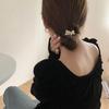 Little Cat's Eye Stone High-Elastic Hair Tie: Durable, Non-Pulling Summer Ponytail Band for Women