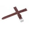 Band Watch 19mm Leather Belt Men's Dark Brown Brown with Care Instructions RS01C19BN Burnt Sienna