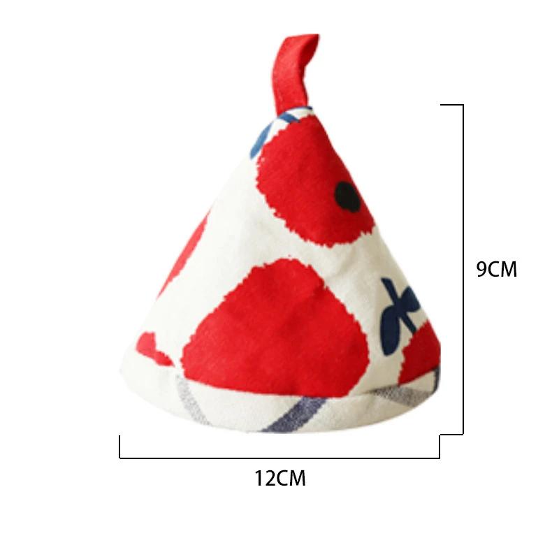 1PC Cute Cartoon Oven Mitts Triangle  Cotton Baking Insulation Microwave Heat Resistant Non-slip Gloves Handschoen Hand Clip