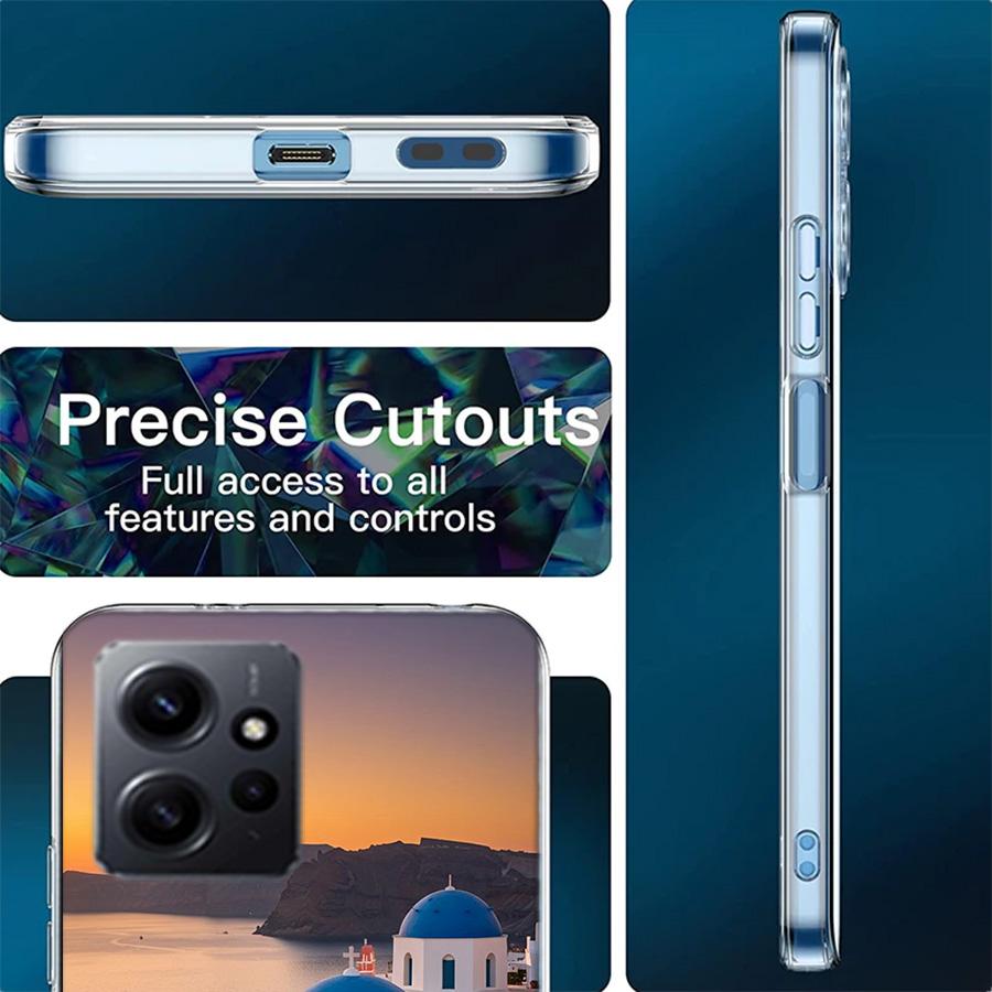 Grekland på sommaren. Santorini Telefonfodral För Redmi 12 13C 12C 15C 9 10 10C Note 13 Pro Plus 14 15 Pro 9T 9C 9A TPU Mjukt Fodral Clea