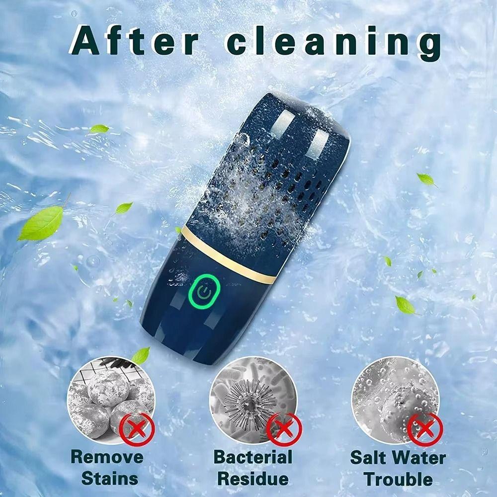 Mini Food Cleaner Wireless Vegetable Cleaning Machine Multifunctional Food Purifier  Outdoor Picnic