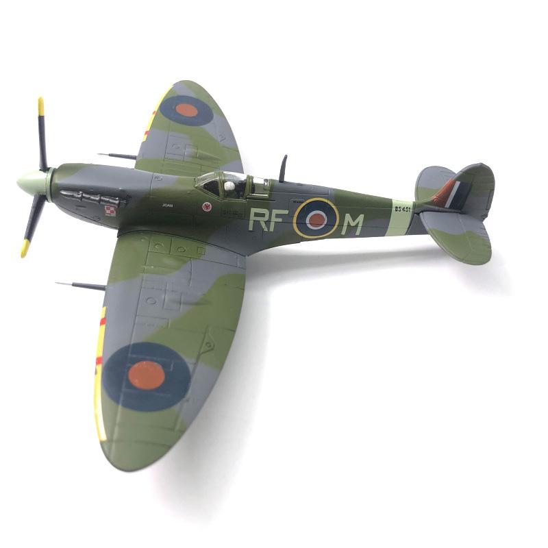 Jason Tutu 1/72 Scale Spitfire Fighter Diecast Metal Military Aircraft Model Collection Drop Shipping