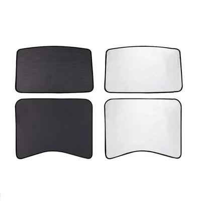 Pour Tesla Model 3 Accessoires Toit Pare-soleil Lucarne Stores Protecteur Trois Modèle 3 Pare-soleil Voiture Pare-soleil Arrière Avant Pare-soleil