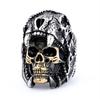 Ring domineering big skull shape ring men's retro fashion jewelry