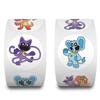 500 Lachende Tierchen Stickerrolle – Belohnung & Tagebuch Dekoration