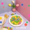 Seikaoen Gumball Refill Gum Machine Watermelon 18mm 100 Pieces (Approx. 270g) Bubble Balloon Random Set Overseas Candy ASMR