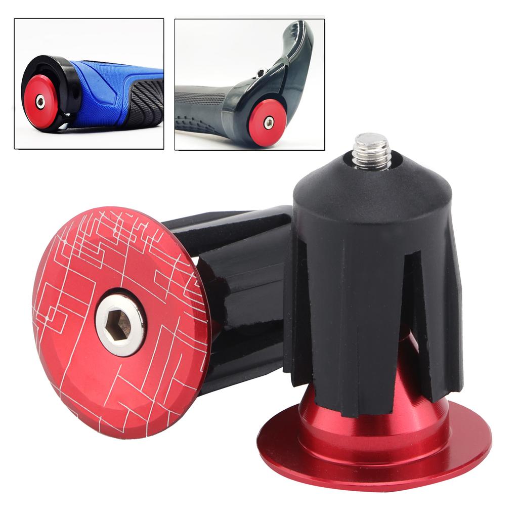 2pcs Bar End Plugs Bike Handlebar End Plugs for Road Bike Mountain Bike