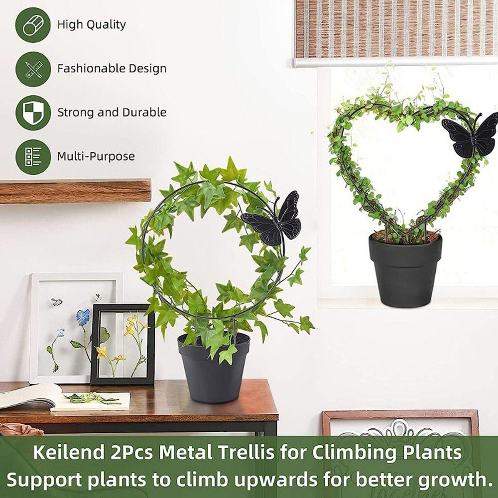 Heart Shape Trellis for Climbing Plants Universal Vine Ivy Holder  for Houseplants Flowers