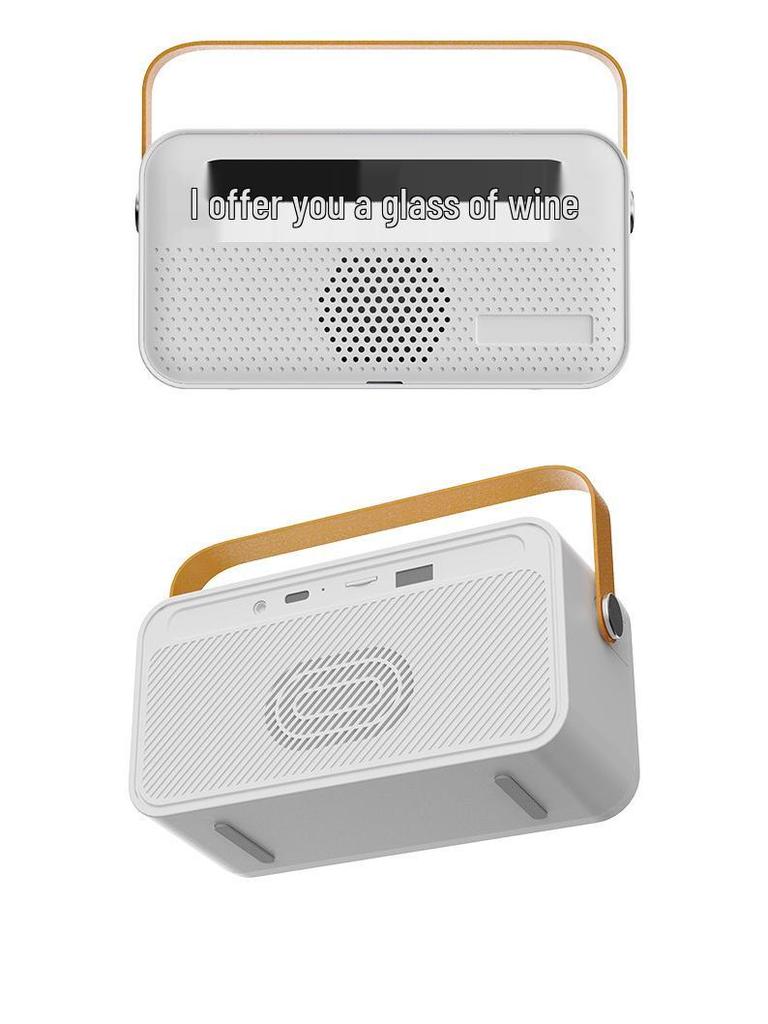 Karaoke Y8 Portable Wireless Bluetooth Speaker with Mic & Lyrics Display for Kids