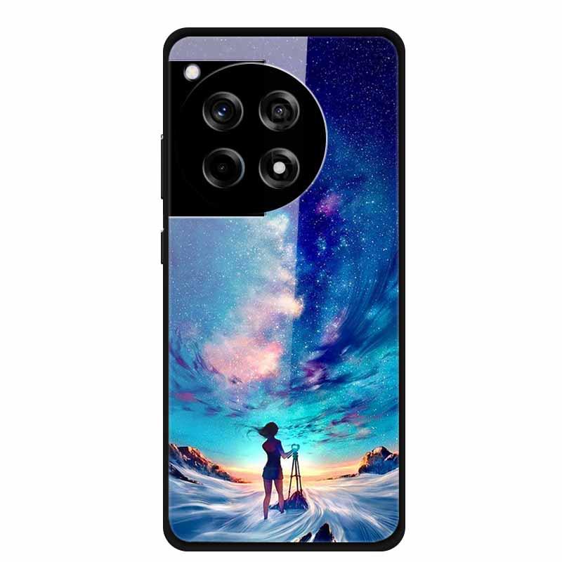 Creative Color Painting Tempered Glass Case for OnePlus ACE 3 12R