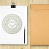 Handmade DIY Die Cut for Card Making Frame Heart Round Cutting Die Stencil Template Embossing for Scrapbooking Crafts