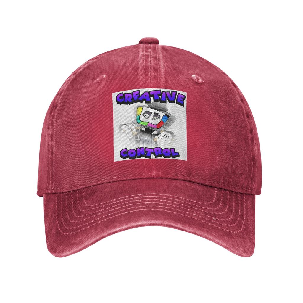 Creative Control (Mr. Puzzles) (Transparent version) Washed Denim Cap Casual Baseball Caps Adjustable Hat Unisex Baseball Hats